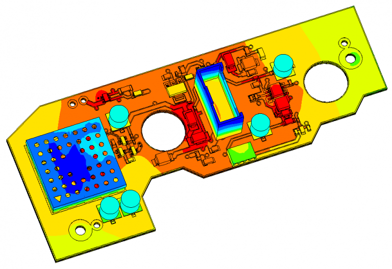 PCBA Conjugate Heat Transfer Analysis