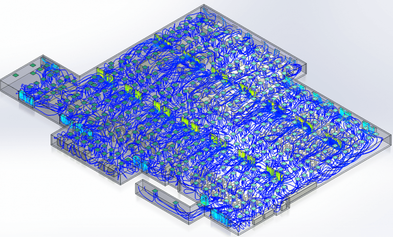Cleanroom Airflow CFD Study for Sandisk Storage Malaysia Sdn. Bhd.